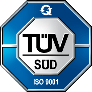 TÜV Süd ISO 9001 Zertifizierung
